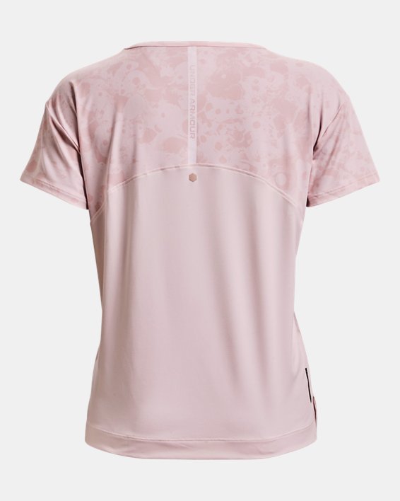 Camiseta de manga corta UA RUSH™ Energy Colorblock para mujer, Pink, pdpMainDesktop image number 6